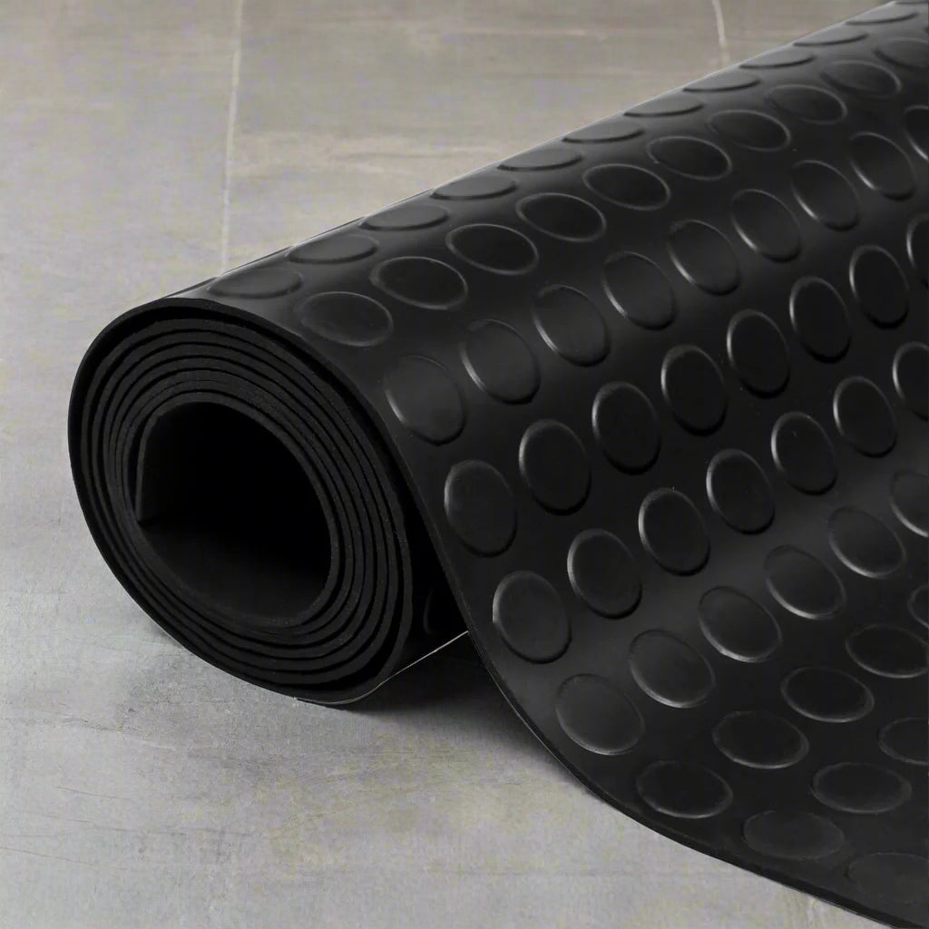 Floor Mat Anti-Slip with Dots 5 x 1 m Rubber