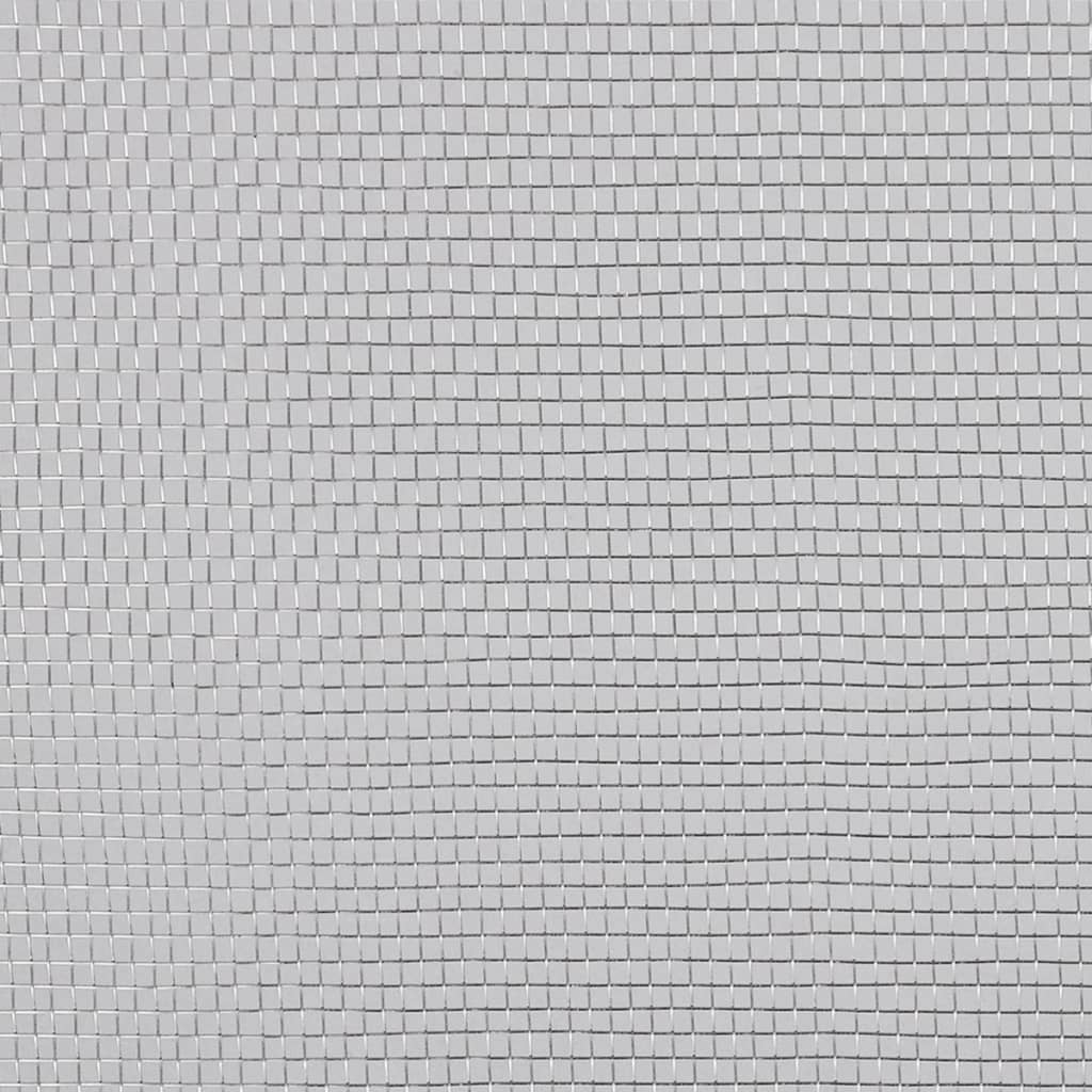 Mesh Screen Aluminium 100x1000 cm Silver