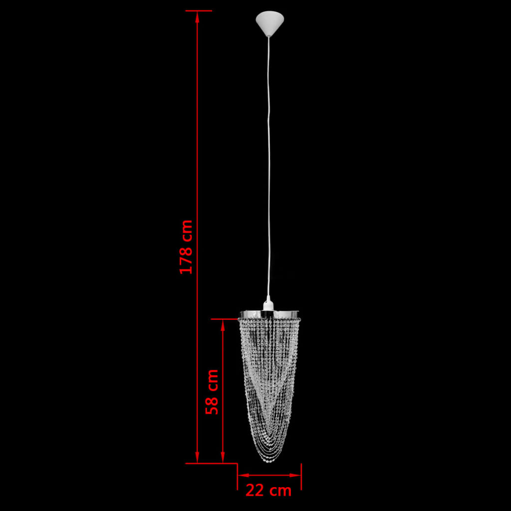 Pendant Chandelier 22 x 58 cm