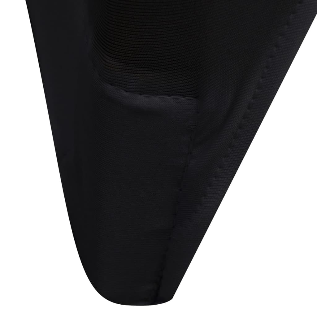 Chair Cover Stretch Black 6 pcs