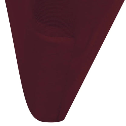 Chair Cover Stretch Burgundy 6 pcs