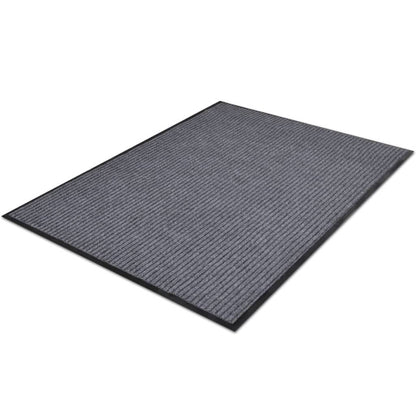 Grey PVC Door Mat 90 x 60 cm