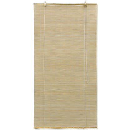 Natural Bamboo Roller Blinds 80 x 160 cm