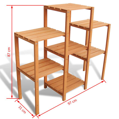 Garden Plant Stand 97x31x87 cm Solid Fir Wood