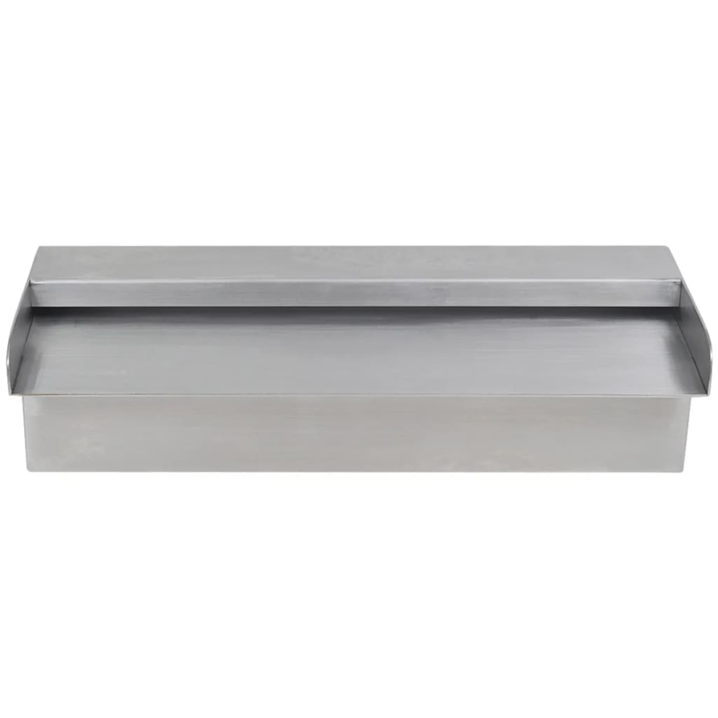 Rectangular Waterfall Pool Fountain Stainless Steel 30 cm