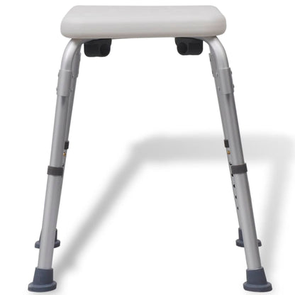 Shower Chair Aluminium White