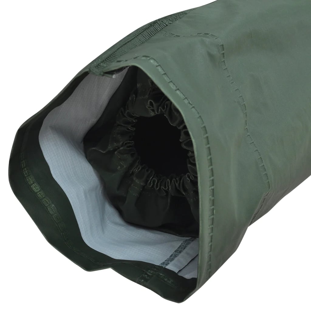 Waterproof Heavy-duty 2-piece Rain Suit with Hood Green XL