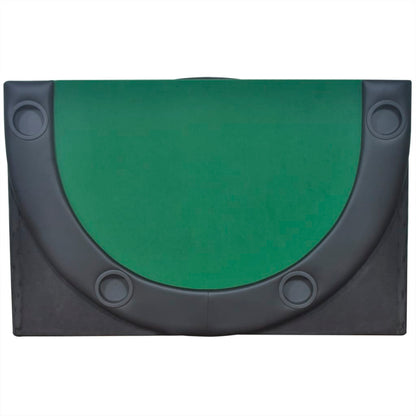 10-Player Foldable Poker Tabletop Green