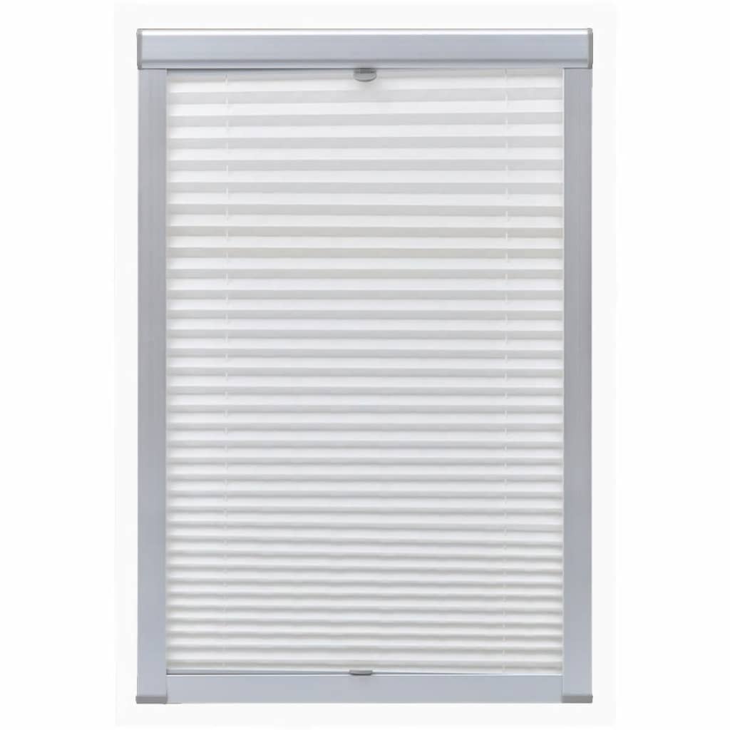 Pleated Blinds White F06