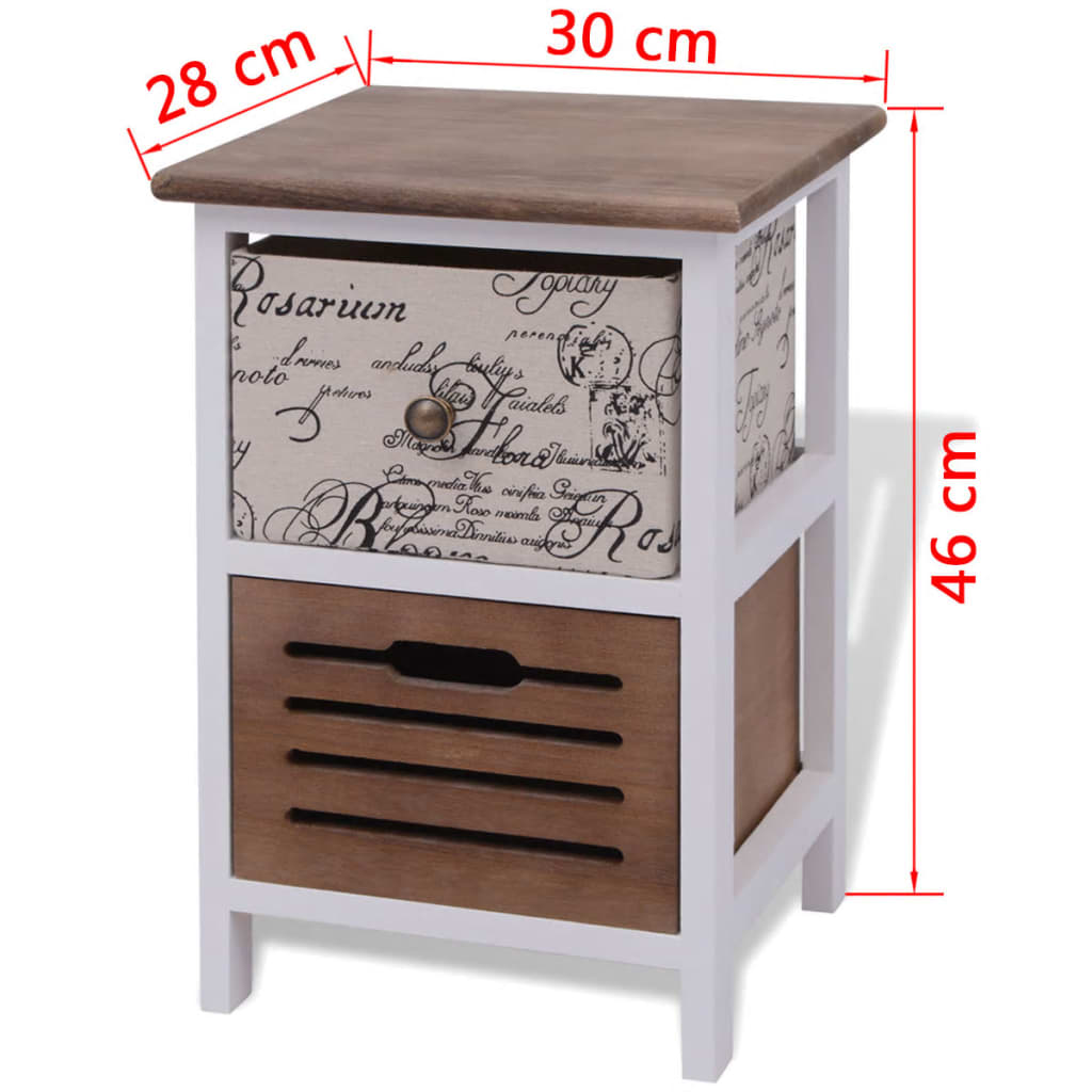 Bedside Cabinet Wood