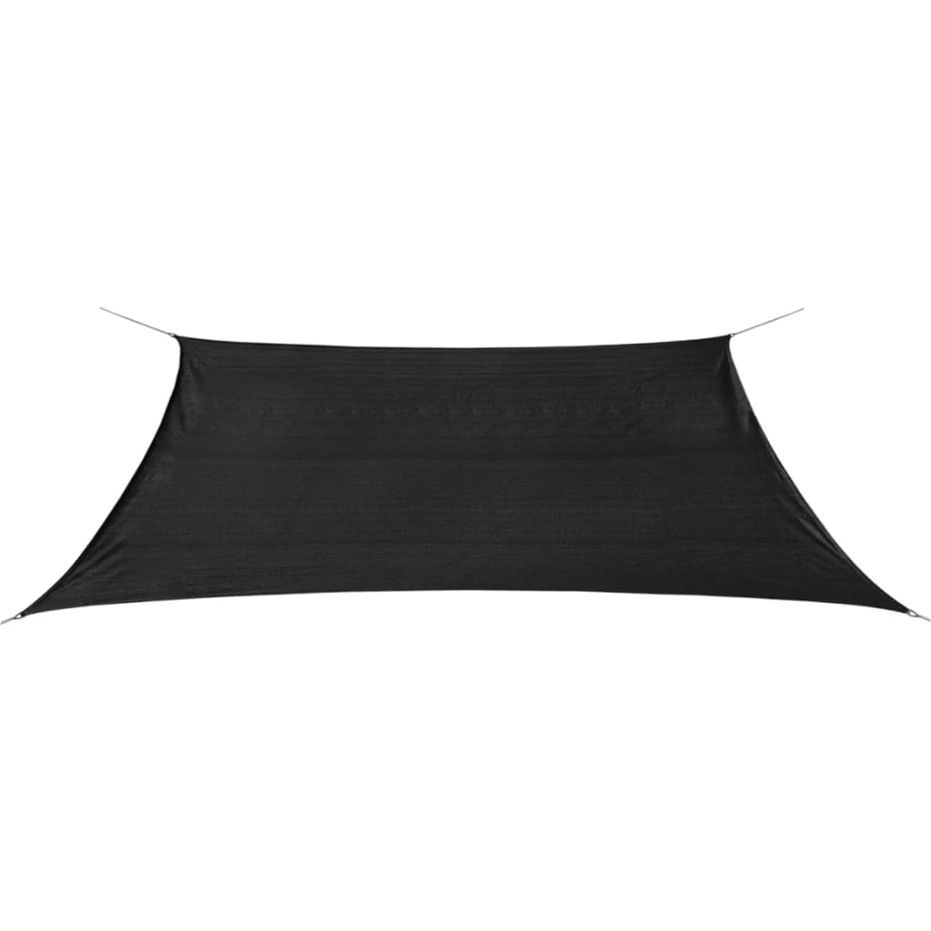 Sunshade Sail HDPE Rectangular 2x4 m Anthracite