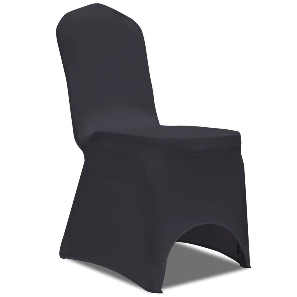 Stretch Chair Cover 4 pcs Anthracite