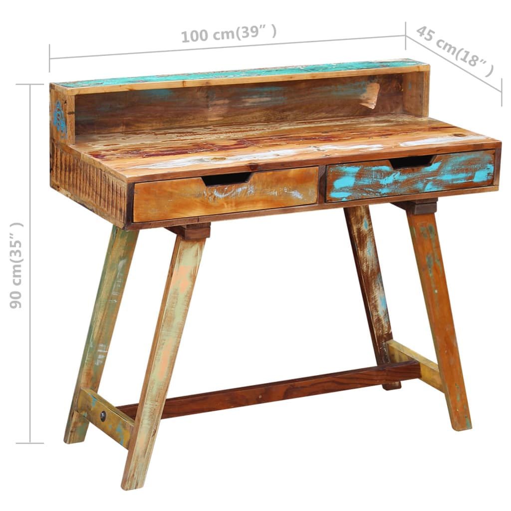 Desk Solid Reclaimed Wood