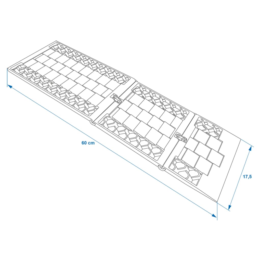 ProPlus Foldable Traction Mats Set of 2 360835