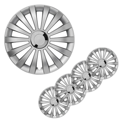 ProPlus Wheel Covers Meridian Silver 16 4 pcs