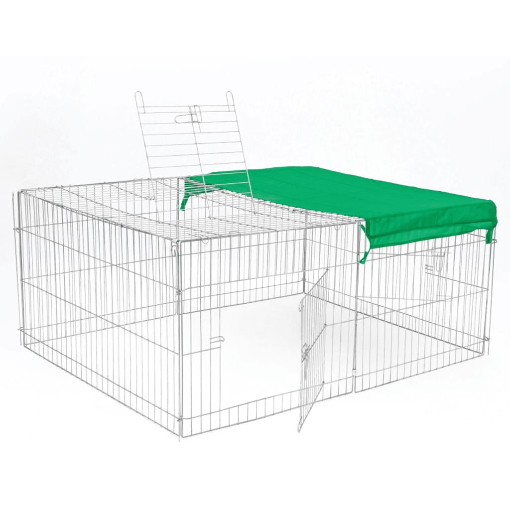 @Pet Outdoor Pet Enclosure Castle 144x112x60 cm Metal