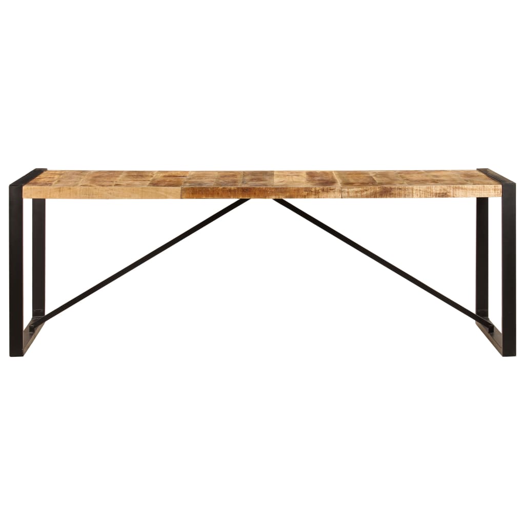 Dining Table 220x100x75 cm Solid Mango Wood