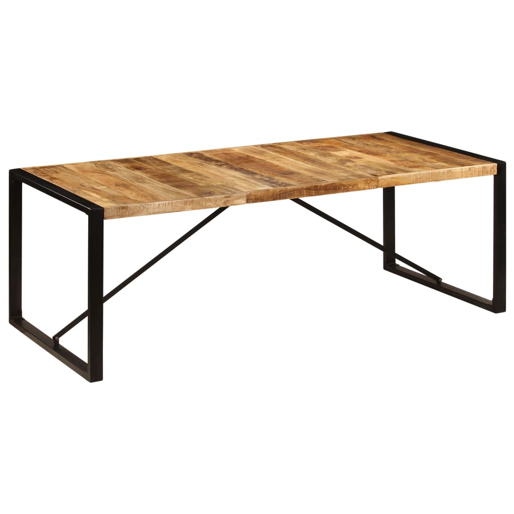 Dining Table 220x100x75 cm Solid Mango Wood