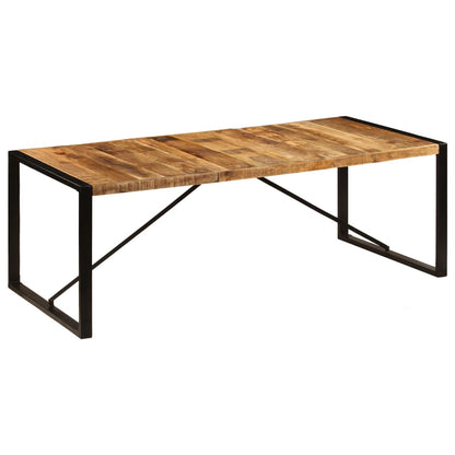 Dining Table 220x100x75 cm Solid Mango Wood