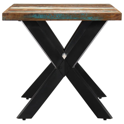 Dining Table 140x70x75 cm Solid Reclaimed Wood