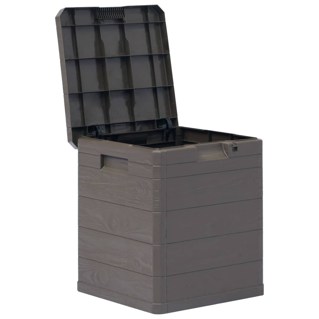 Garden Storage Box 90 L Brown