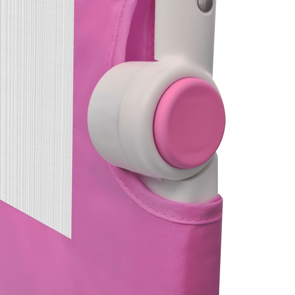 Toddler Safety Bed Rail 2 pcs Pink 102x42 cm