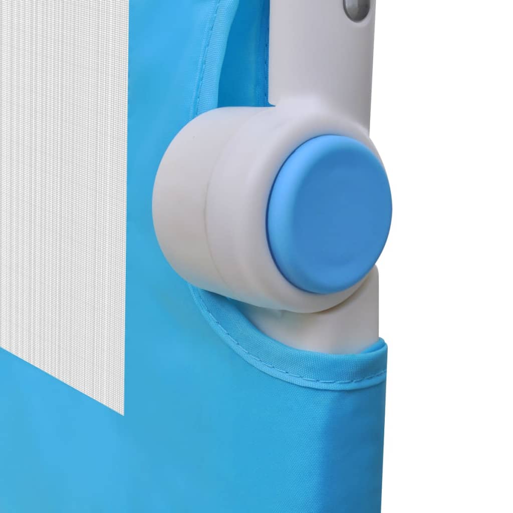 Toddler Safety Bed Rail 2 pcs Blue 102x42 cm