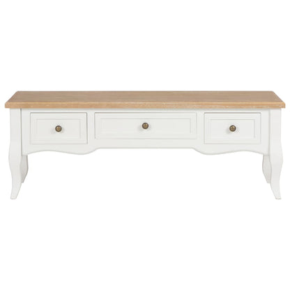 TV Cabinet White 100x35x35 cm Wood