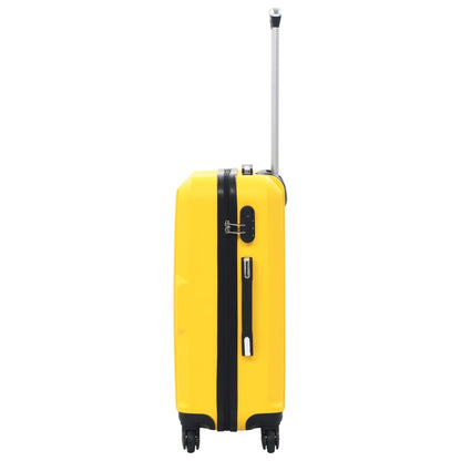 Hardcase Trolley Set 3 pcs Yellow ABS