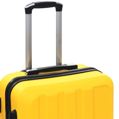 Hardcase Trolley Set 3 pcs Yellow ABS