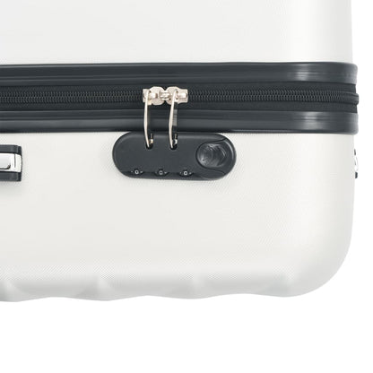 Hardcase Trolley Set 3 pcs Bright Silver ABS