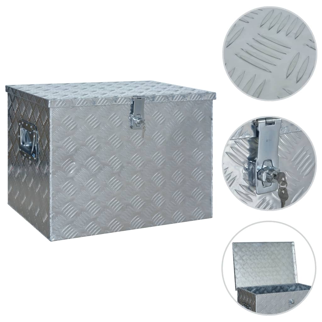 Aluminium Box 610x430x455 mm Silver