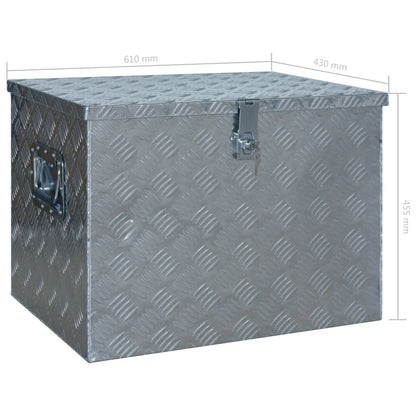 Aluminium Box 610x430x455 mm Silver