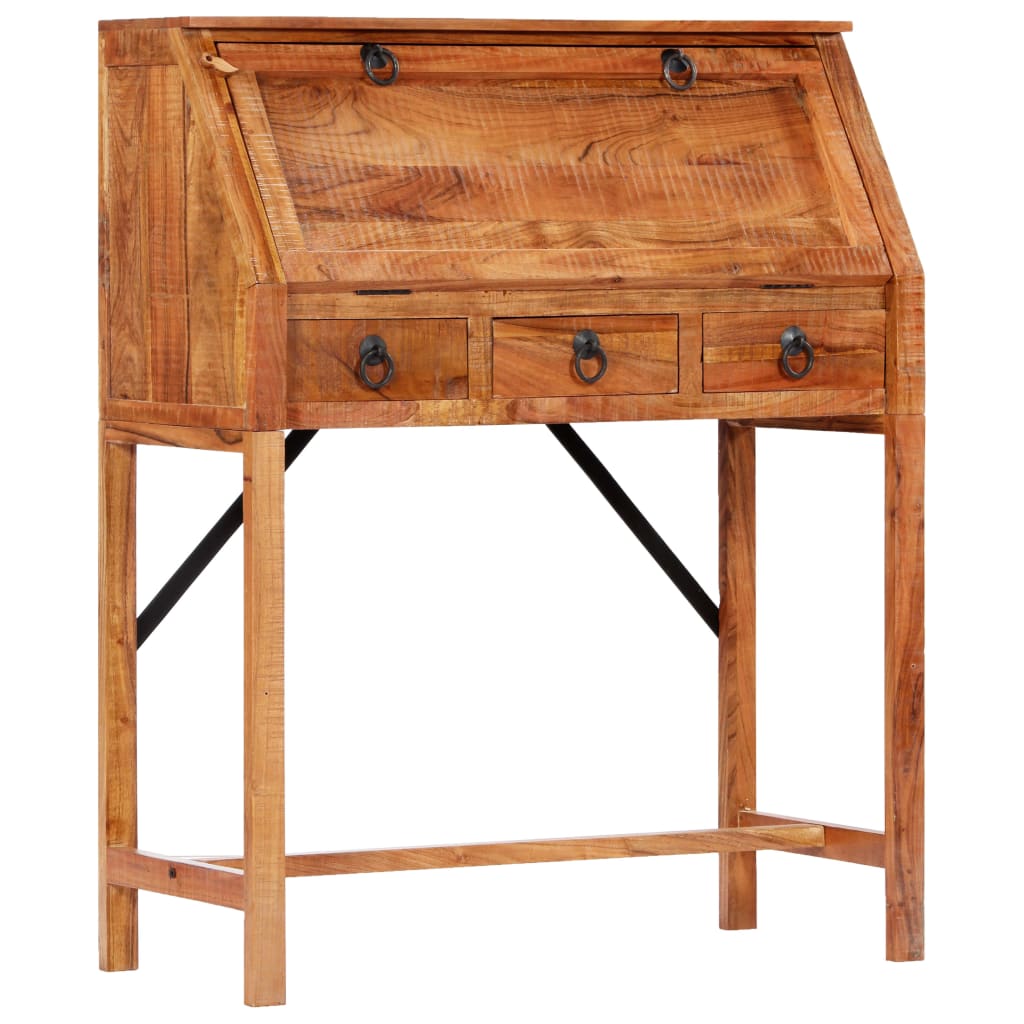 Writing Desk 90x40x107cm Solid Acacia Wood