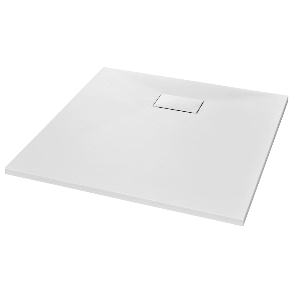 Shower Base Tray SMC White 80x80 cm