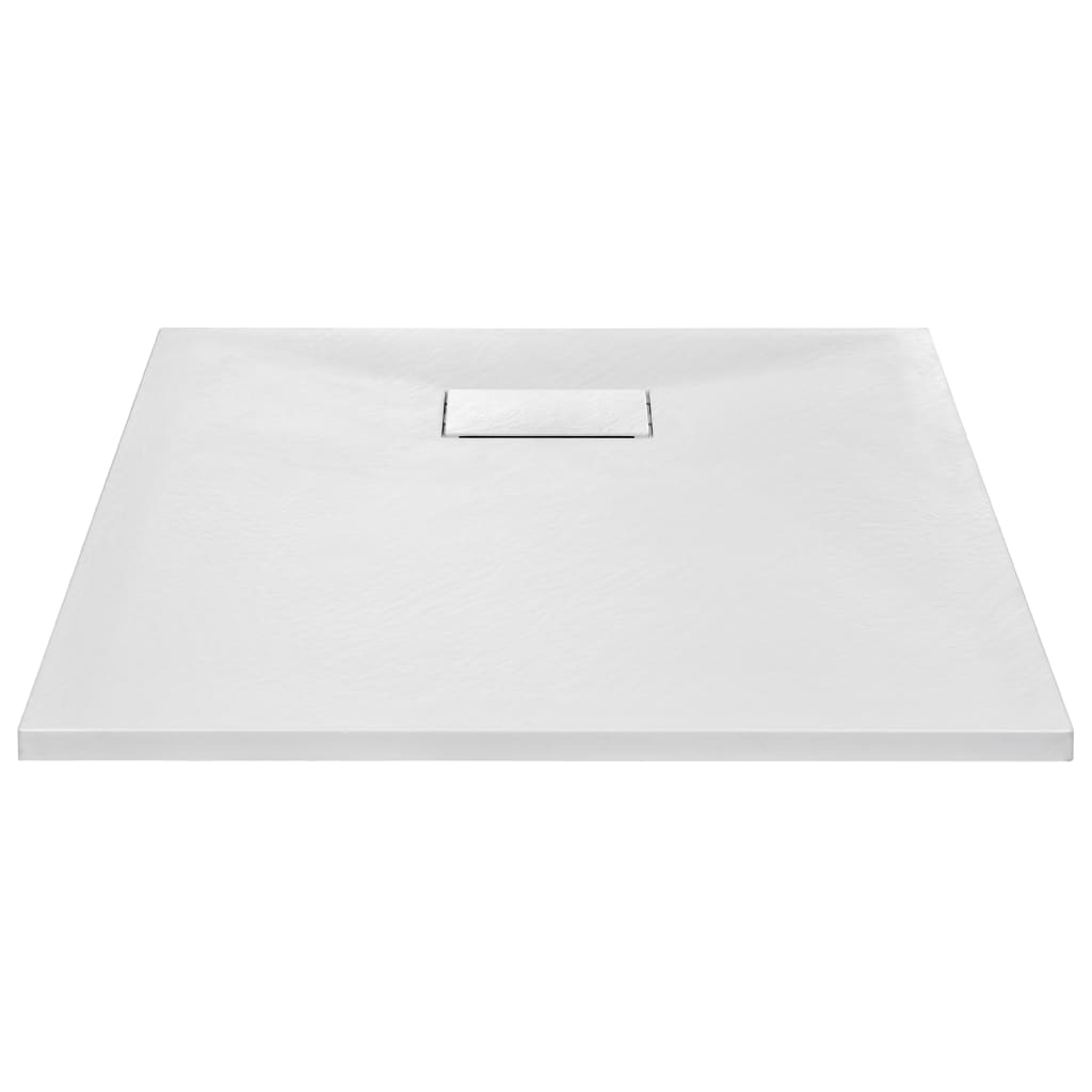 Shower Base Tray SMC White 90x70 cm