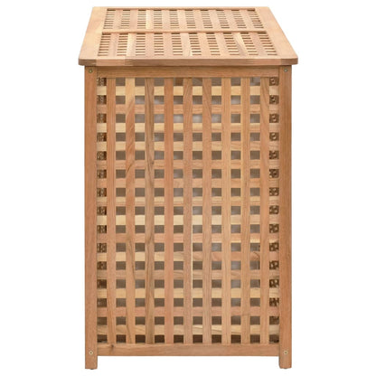 Laundry Bin 87.5x46x67 cm Solid Walnut Wood