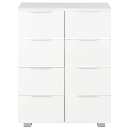 Sideboard High Gloss White 60x35x80 cm Engineered Wood