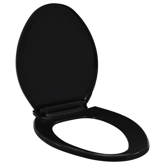 Soft-close Toilet Seat with Quick-release Design Black