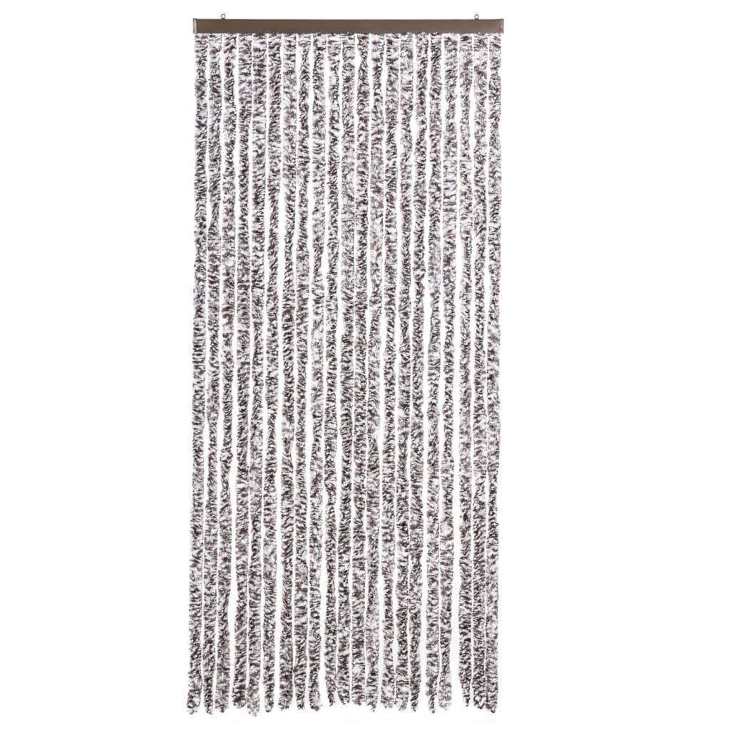 Insect Curtain Brown and Beige 90x220 cm Chenille