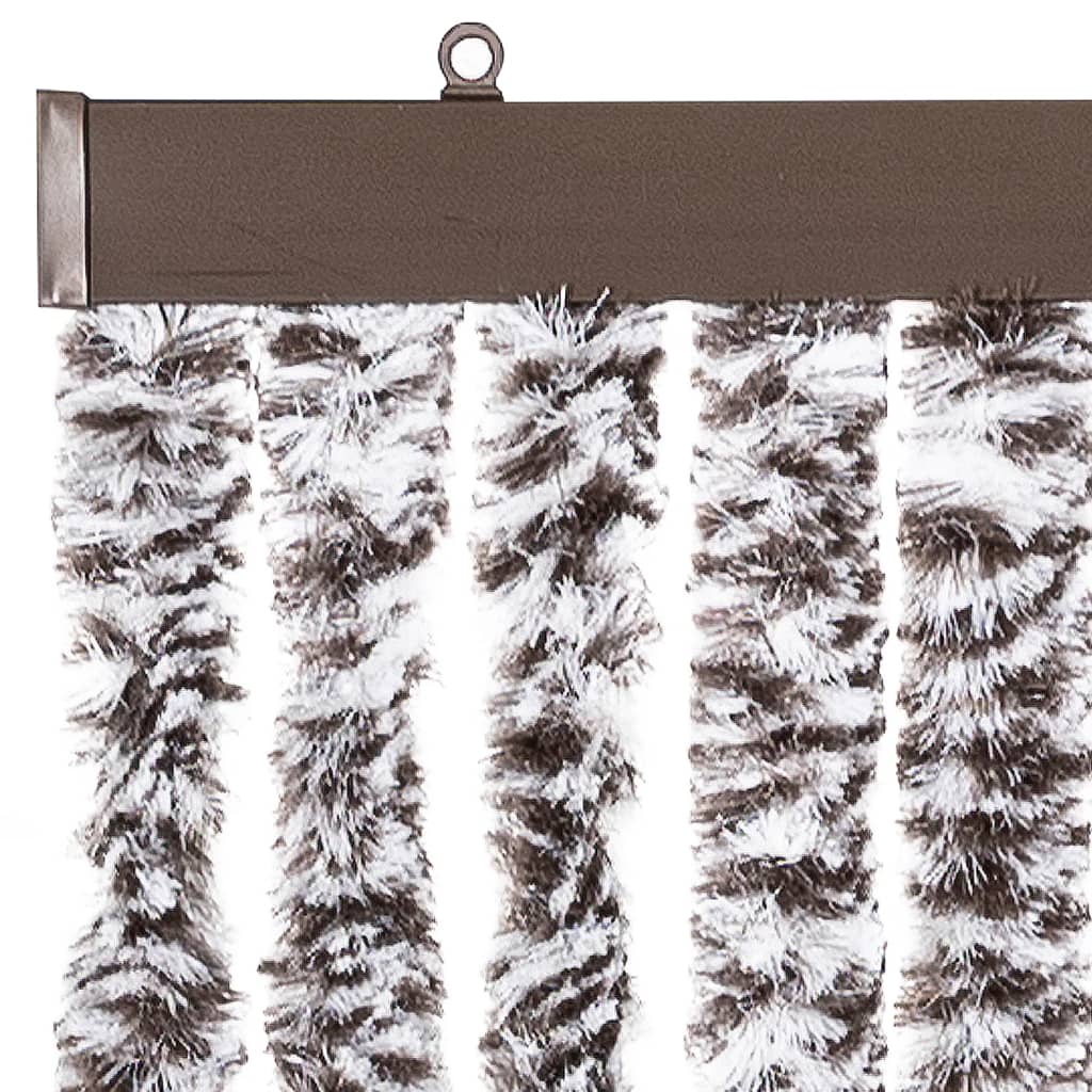 Insect Curtain Brown and Beige 90x220 cm Chenille