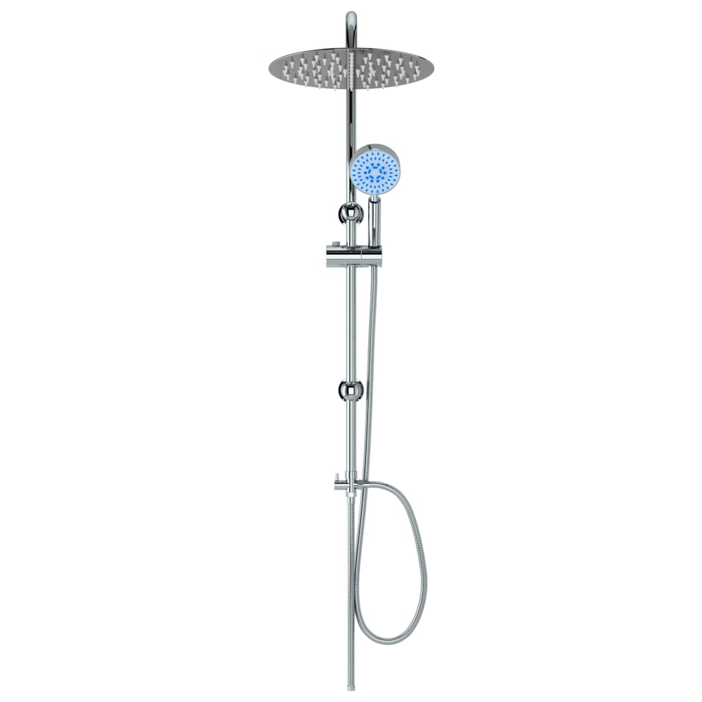 Dual Head Shower Set with Hand Shower Stainless Steel