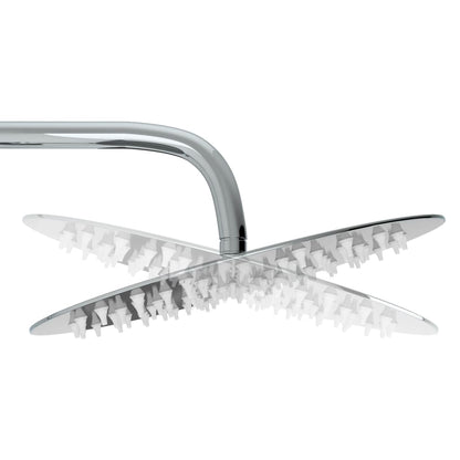 Dual Head Shower Set with Hand Shower Stainless Steel