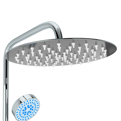 Dual Head Shower Set with Hand Shower Stainless Steel