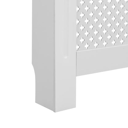 Radiator Cover White 152x19x81.5 cm MDF