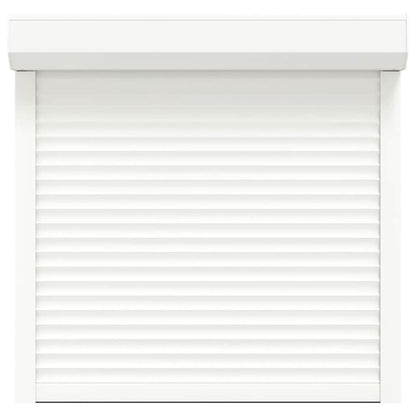 Roller Shutter Aluminium 100x100 cm White