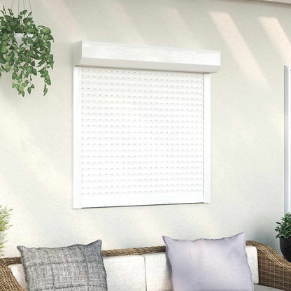 Roller Shutter Aluminium 100x100 cm White