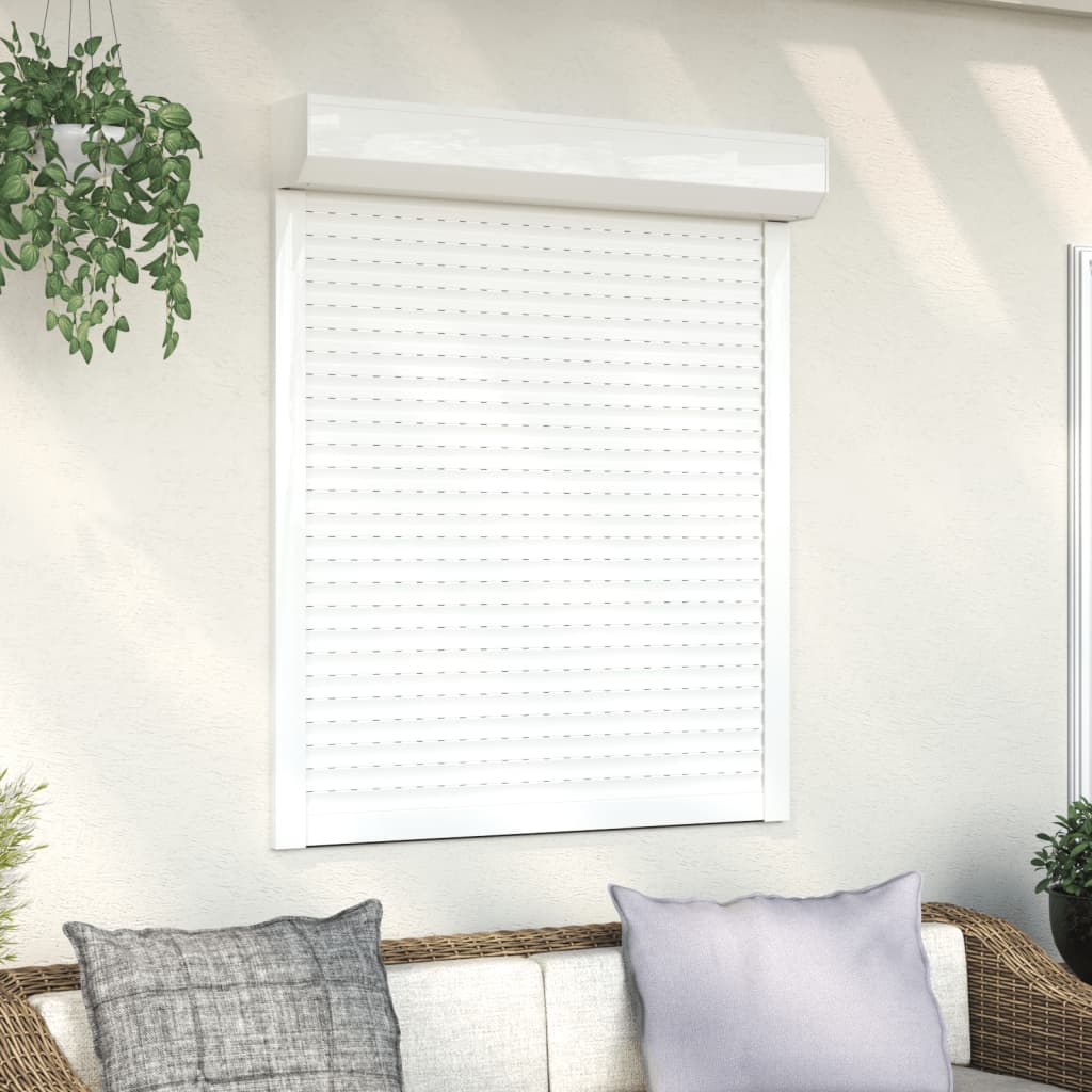 Roller Shutter Aluminium 100x130 cm White