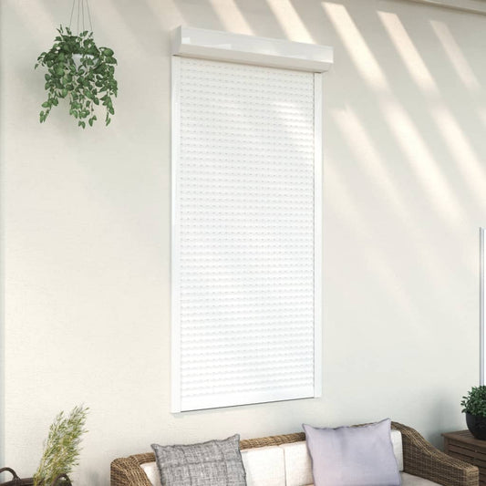 Roller Shutter Aluminium 100x210 cm White