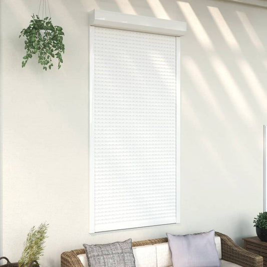 Roller Shutter Aluminium 110x220 cm White